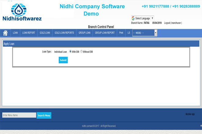 nidhi company software
